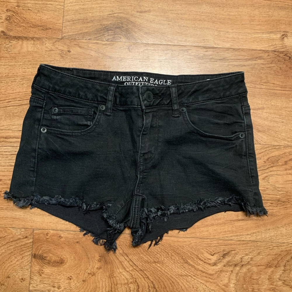 black AE shorts